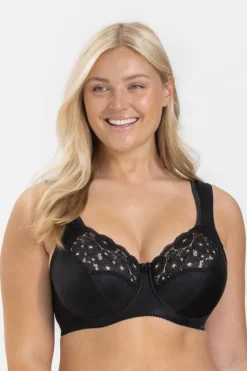 Miss Mary Bra|Underwired Bras|Amsterdam bra Black