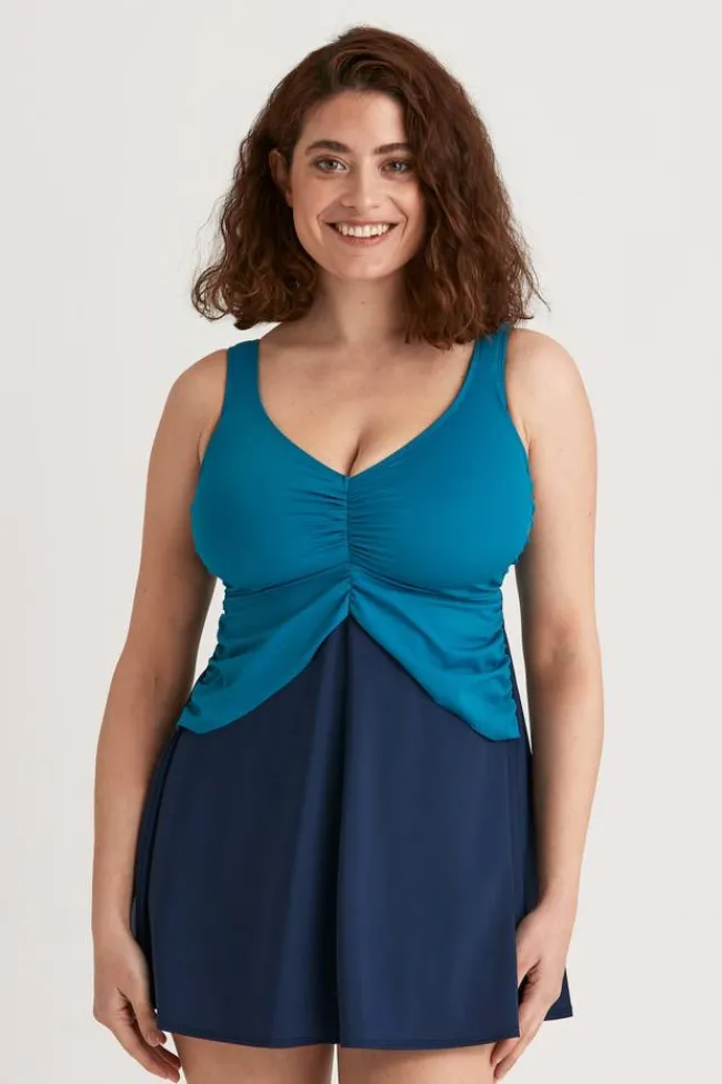 Miss Mary Swimwear|Aurora swimdress NavyBlue