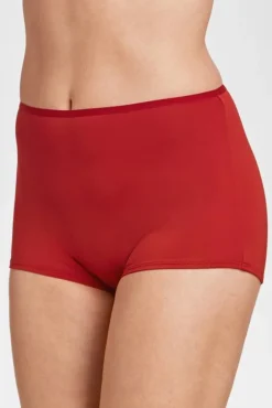 Miss Mary Panties|Basic Cotton boxer panty Red