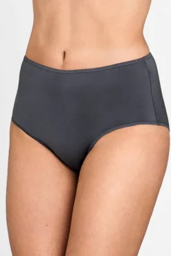 Miss Mary Panties|Basic Cotton tai panty DarkGrey