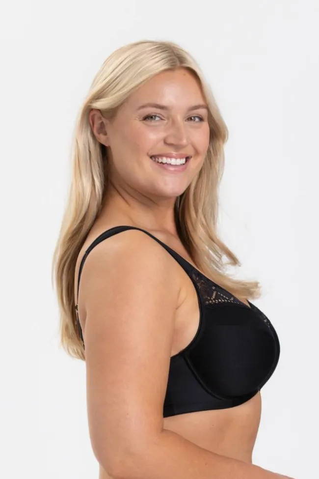 Miss Mary Bra|Underwired Bras|Breeze bra Black