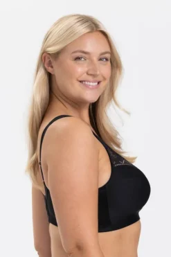 Miss Mary Bra|Non-Wired Bras|Breeze bra Black
