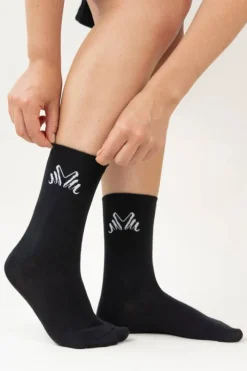 Miss Mary Socks & Stockings|Comfort Cotton Socks 2-pack Black
