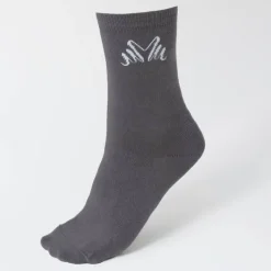 Miss Mary Socks & Stockings|Comfort Cotton Socks 2-pack DarkGrey