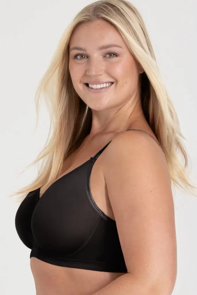 Miss Mary Bra|Underwired Bras|Confident bra Black