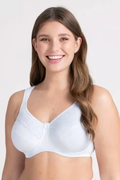 Miss Mary Bra|Underwired Bras|Cotton Now minimizer bra White