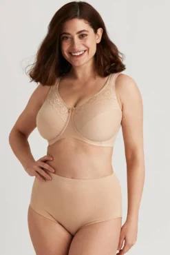 Miss Mary Bra|Underwired Bras|Cotton Now minimizer bra Beige