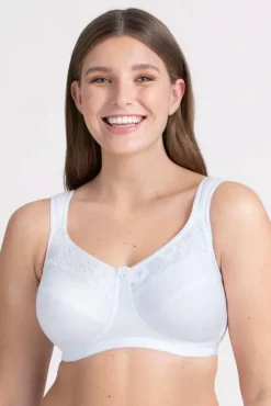 Miss Mary Bra|Non-Wired Bras|Cotton Now minimizer bra White