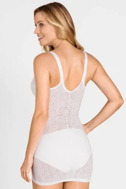 Miss Mary Bodysuits|Shapewear|Cotton Twirls body shaper White