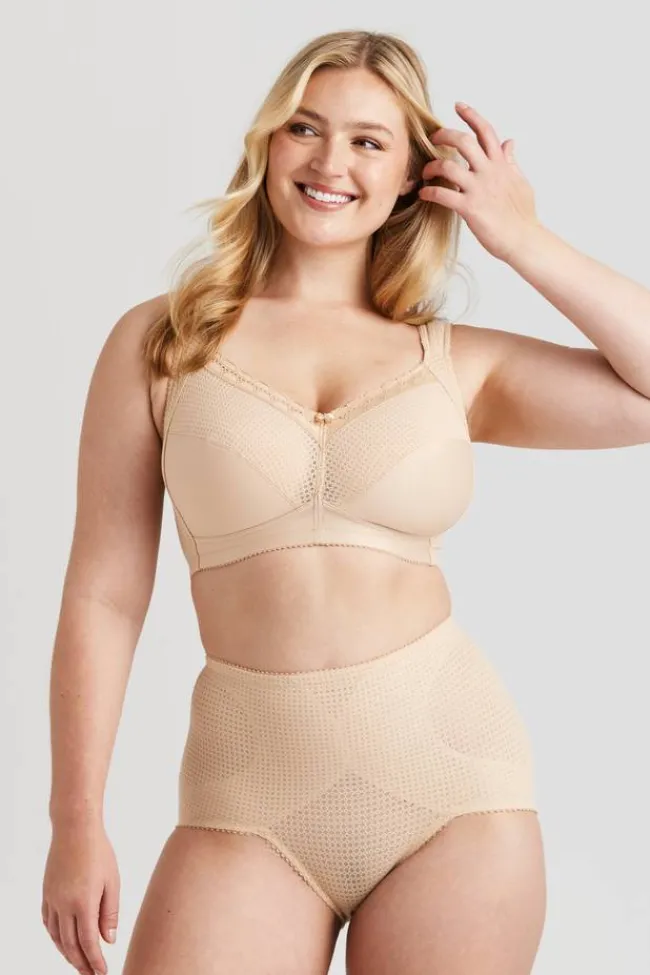Miss Mary Bra|Non-Wired Bras|Diamond bra Beige