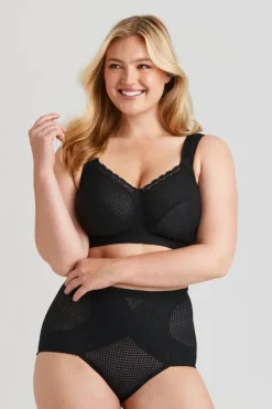 Miss Mary Bra|Non-Wired Bras|Diamond bra Black