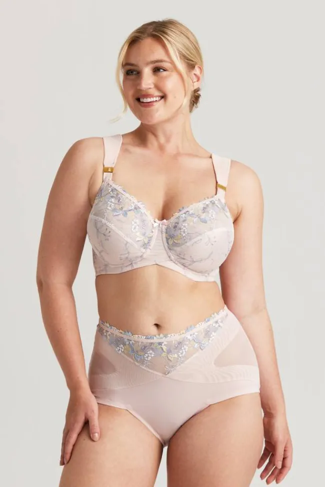 Miss Mary Bra|Underwired Bras|Embroidered Dreams bra DustyPink