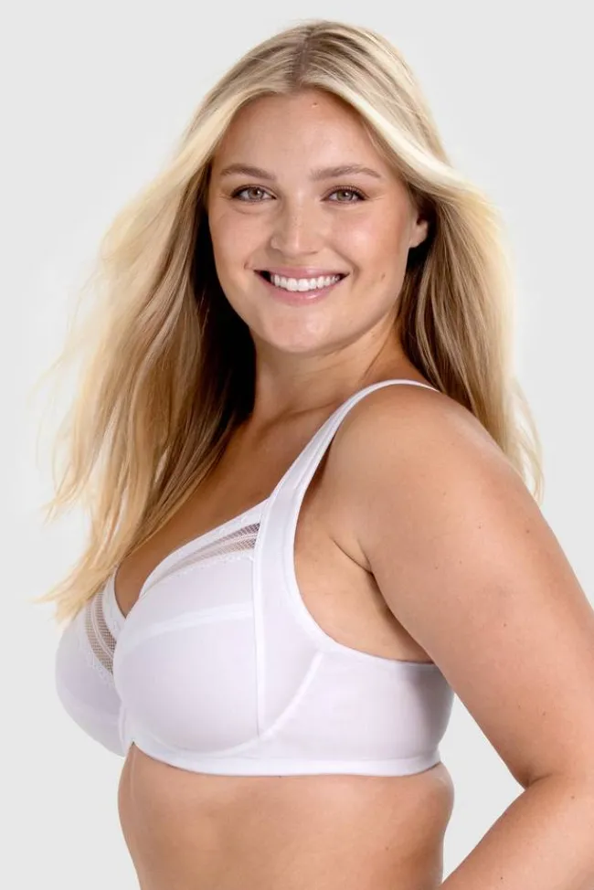Miss Mary Bra|Underwired Bras|Essence bra White