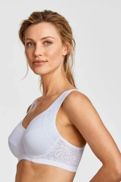 Miss Mary Bra|Underwired Bras|Exhale sports bra White