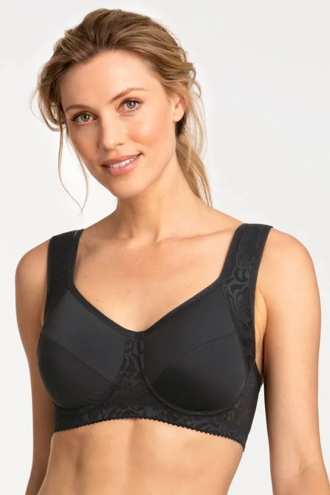 Miss Mary Bra|Underwired Bras|Exhale sports bra Black