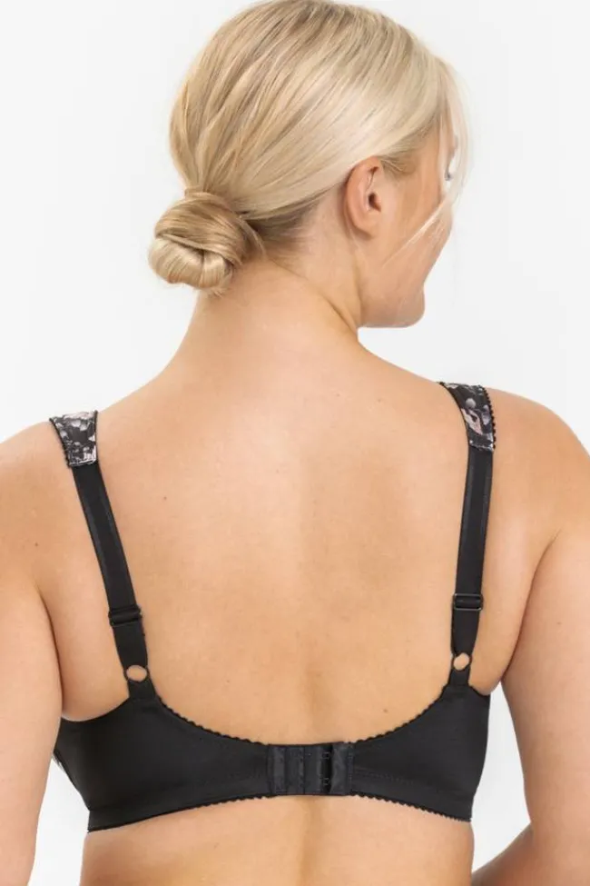 Miss Mary Bra|Non-Wired Bras|Fauna bra Black