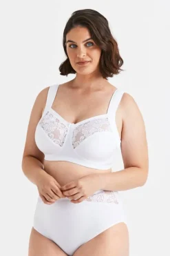 Miss Mary Bra|Non-Wired Bras|Harmony Lace bra White