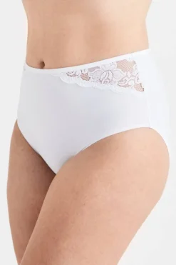 Miss Mary Panties|Harmony Lace midi panty White