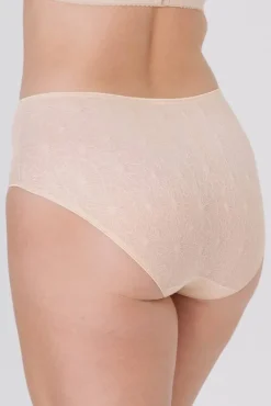 Miss Mary Panties|Invisible Lace midi briefs Beige