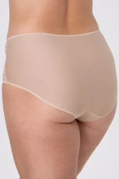 Miss Mary Panties|Jacquard & Lace panty Beige