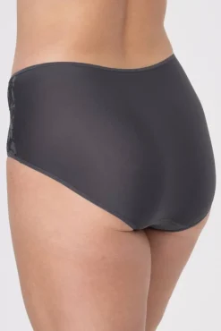 Miss Mary Panties|Jacquard & Lace panty DarkGrey