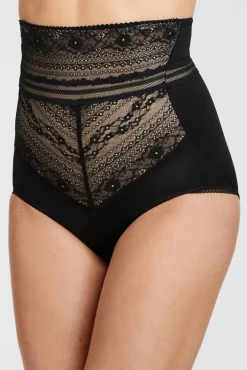 Miss Mary Panties|Lace Vision extra high panty girdle Black