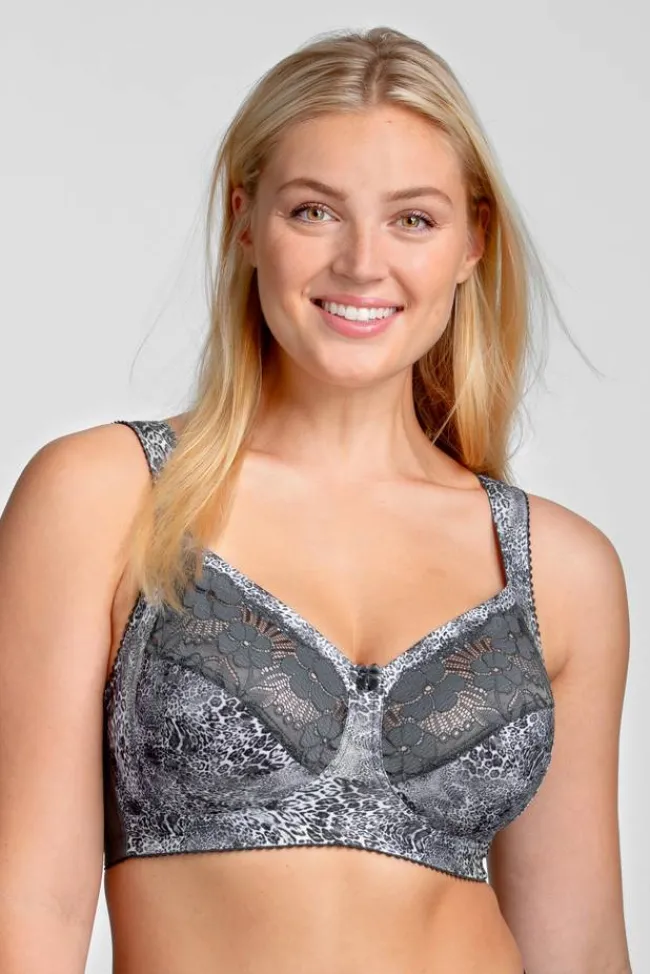 Miss Mary Bra|Non-Wired Bras|Leo bra DarkGrey