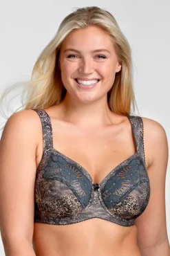 Miss Mary Bra|Underwired Bras|Leo bra Brown