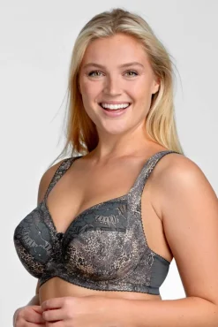 Miss Mary Bra|Underwired Bras|Leo bra Brown