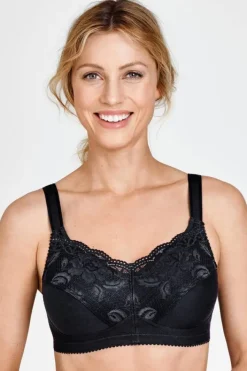 Miss Mary Bra|Non-Wired Bras|Liv prosthetic bra Black