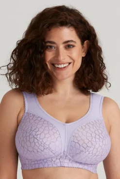 Miss Mary Bra|Non-Wired Bras|Lovely Jacquard bra Lavender
