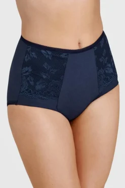 Miss Mary Panties|Lovely Lace panty girdle Darkblue