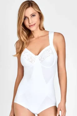 Miss Mary Bodysuits|Shapewear|Lovely Lace shaping bodysuit White