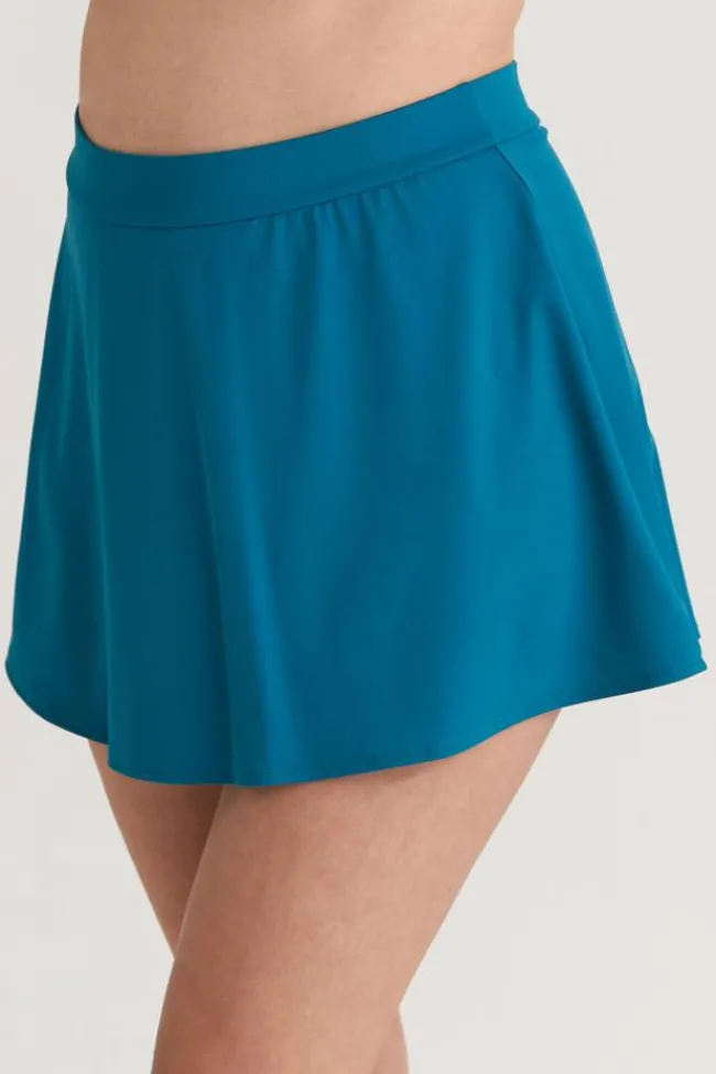 Miss Mary Swimwear|Maya bikini panty skirt PetrolBlue