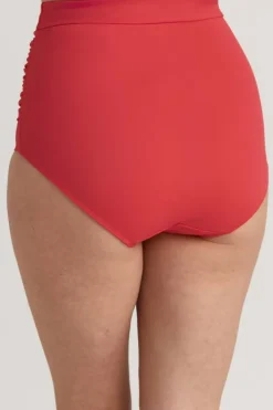 Miss Mary Swimwear|Maya bikini panty with extra high waist Coral