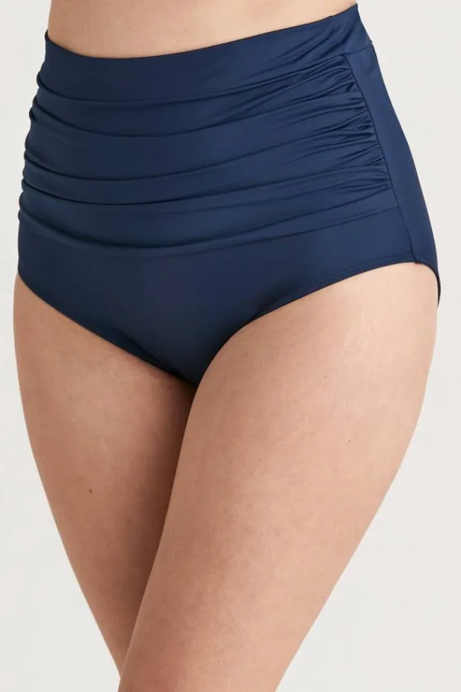 Miss Mary Swimwear|Maya bikini panty with extra high waist NavyBlue