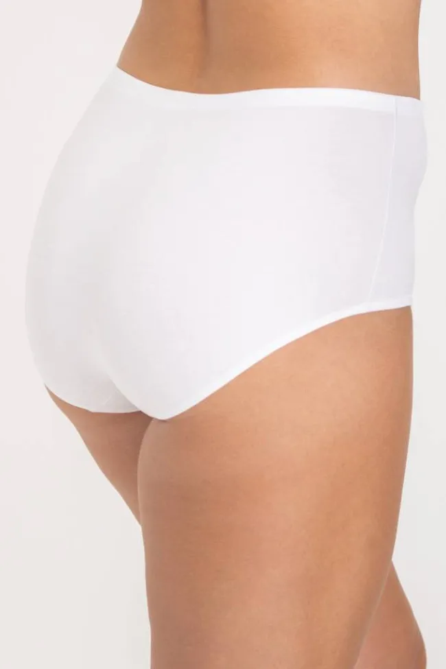 Miss Mary Panties|Organic Cotton maxi panty White