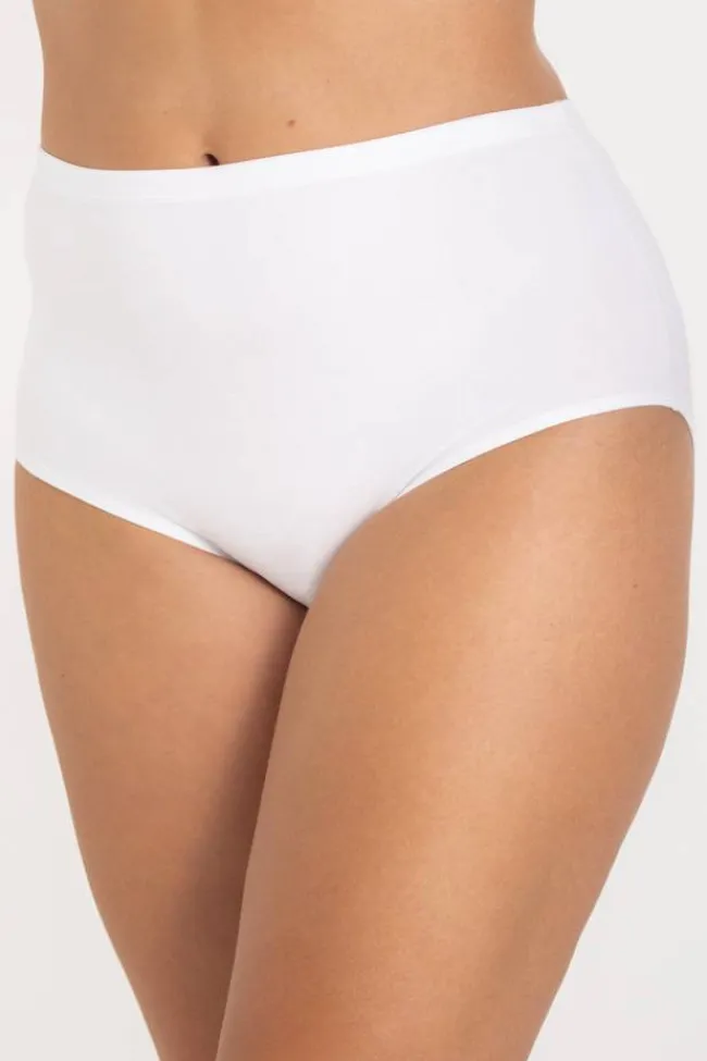 Miss Mary Panties|Organic Cotton maxi panty White