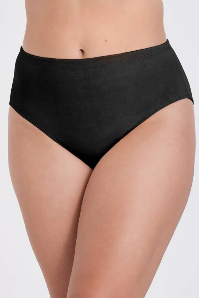 Miss Mary Panties|Organic Cotton midi panty Black