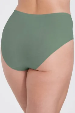 Miss Mary Panties|Organic Cotton midi panty Green