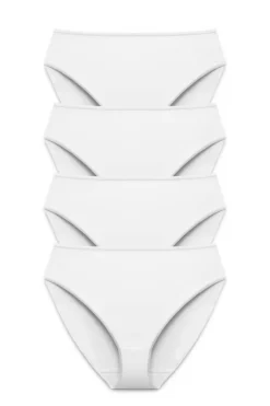 Miss Mary Panties|4-pack Basic tai panty white