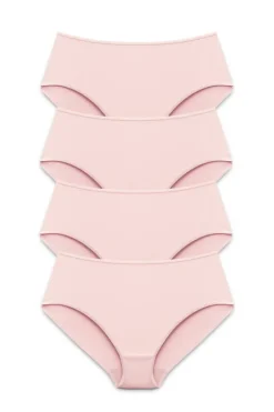 Miss Mary Panties|4-pack Maxi panty in micro feeling dusty pink