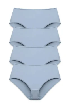Miss Mary Panties|4-pack Maxi panty in micro feeling dusty blue