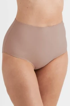 Miss Mary Panties|Recycled Comfort maxi panty Taupe