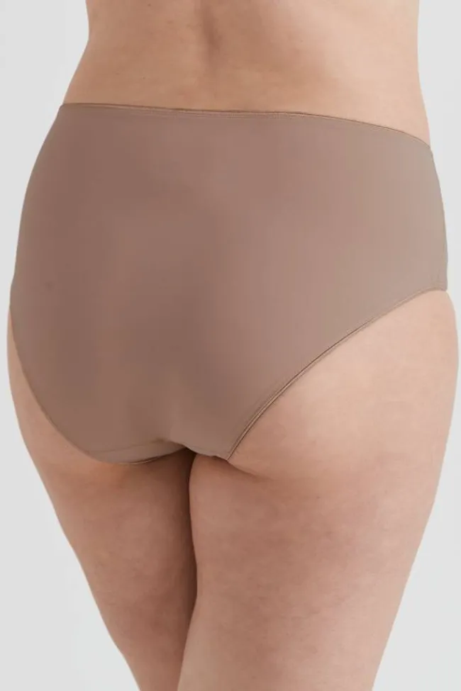 Miss Mary Panties|Recycled Comfort midi panty Taupe