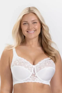 Miss Mary Bra|Underwired Bras|Rose bra White