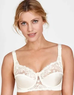 Miss Mary Bra|Underwired Bras|Rose bra Champagne