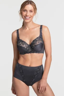 Miss Mary Bra|Underwired Bras|Rose bra DarkGrey