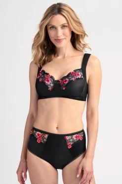 Miss Mary Bra|Non-Wired Bras|Shine bra Black