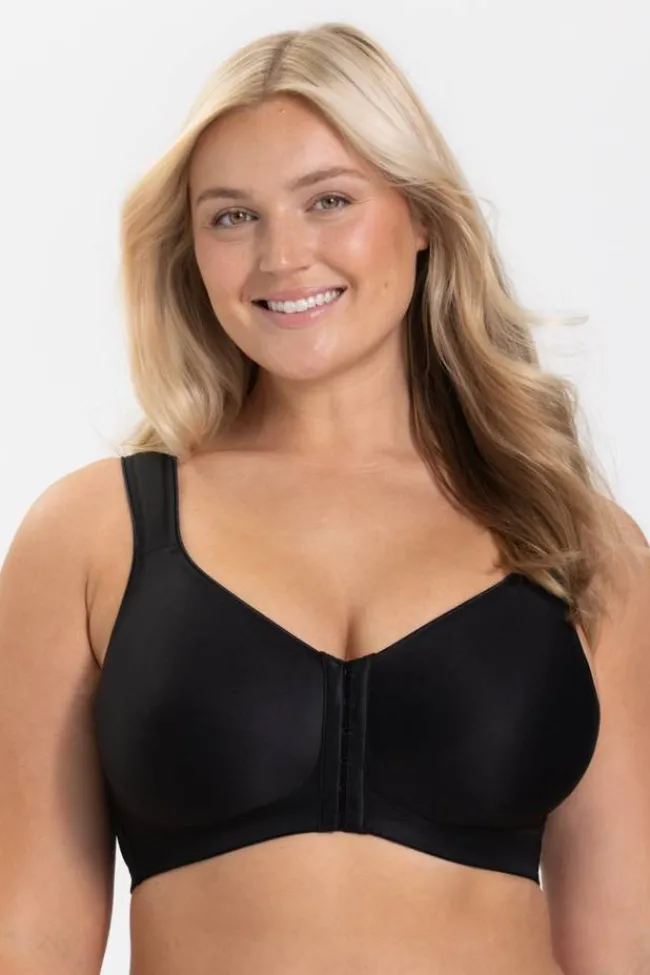 Miss Mary Bra|Non-Wired Bras|Stay Fresh front-closure bra Black